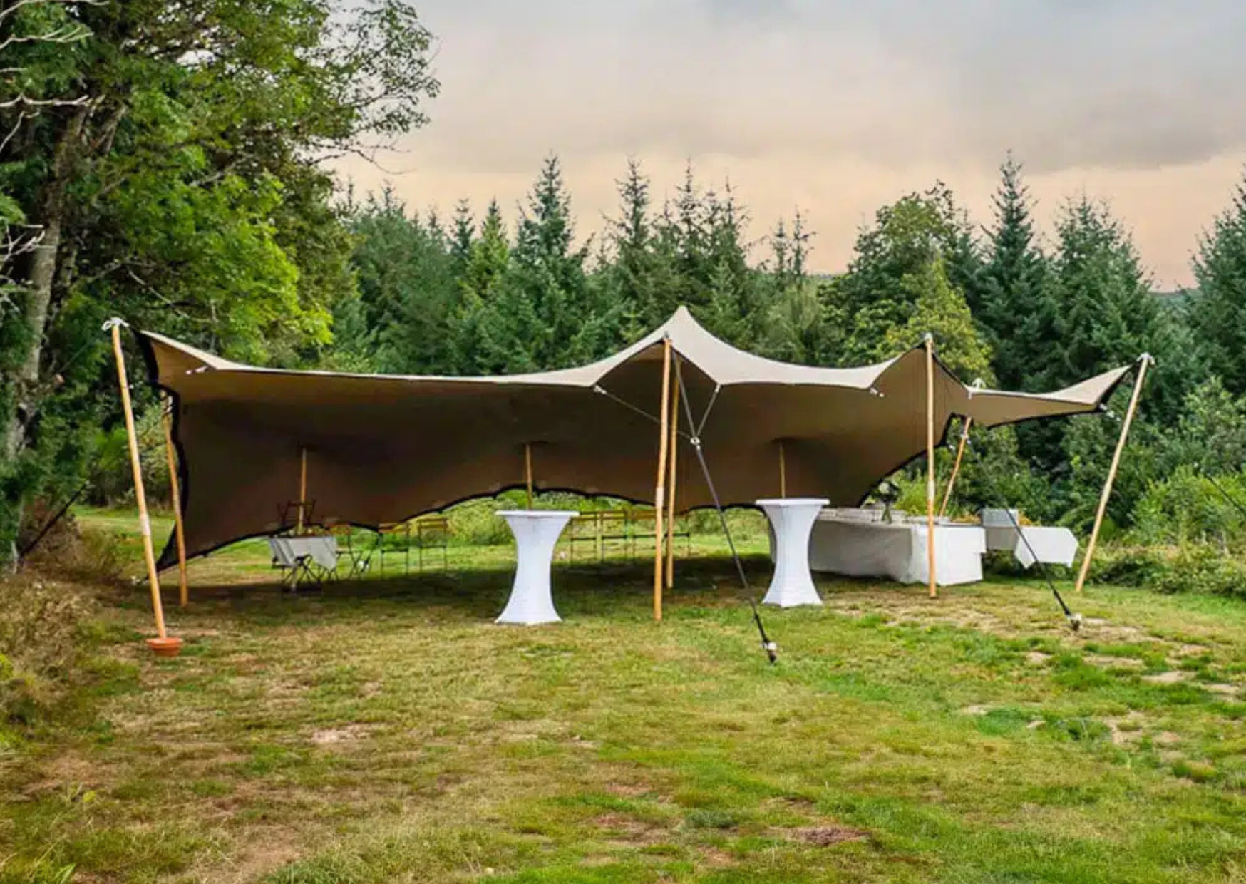 Installation tente nomade