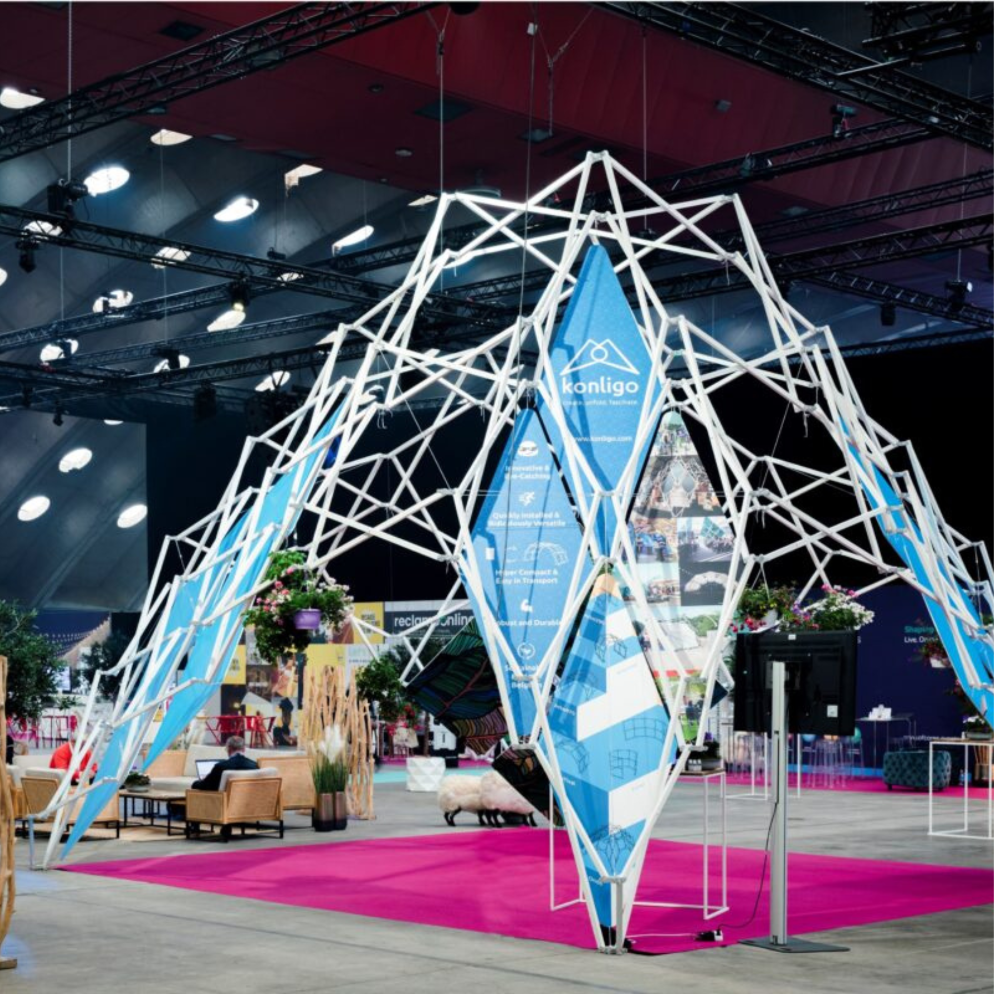 Tente Konligo pour un évènement