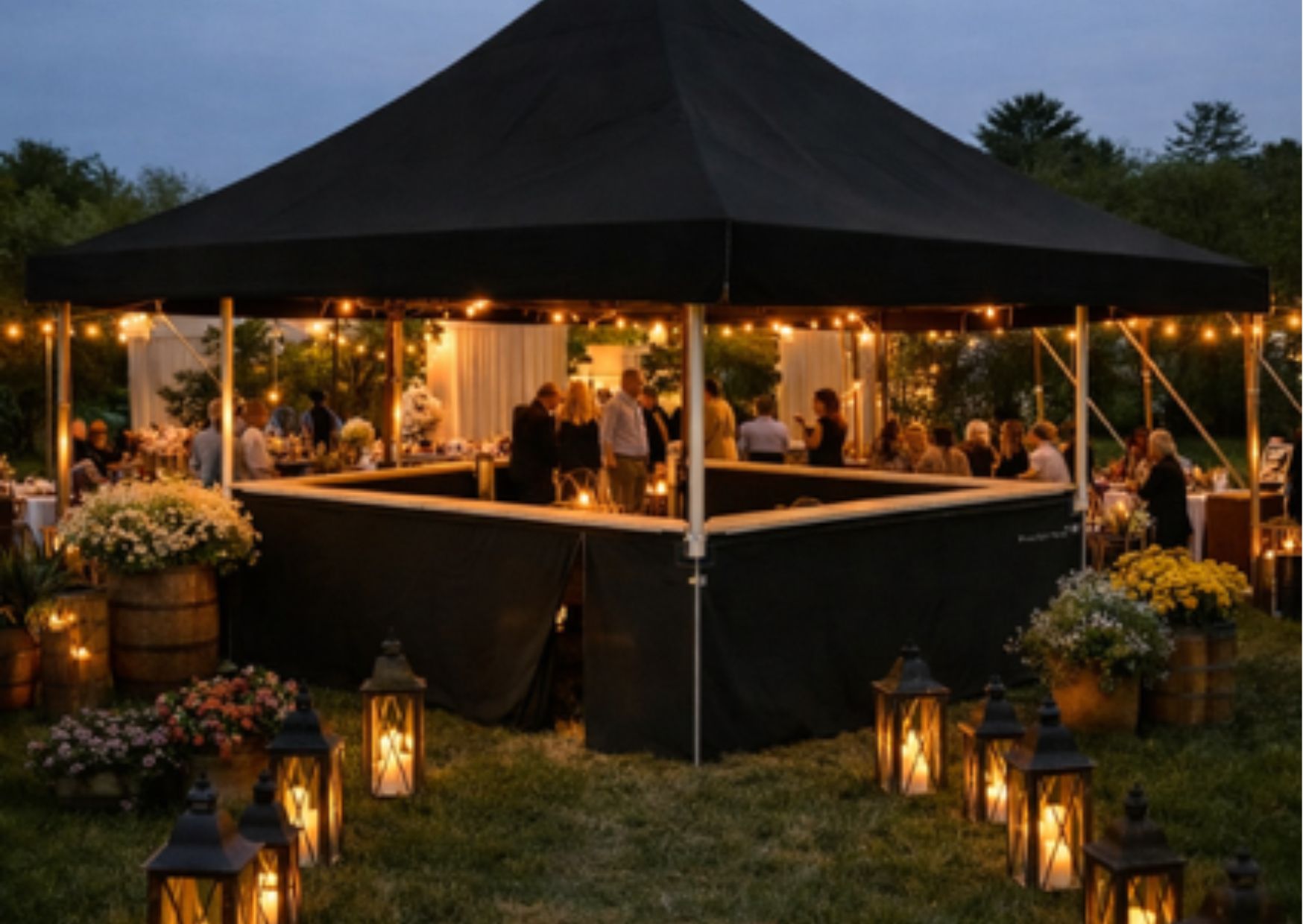 Tente buvette en location par Tente & Événement